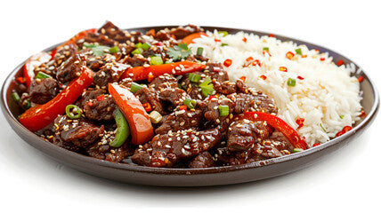 Pepper Steak & Rice